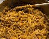 Gombás-bolognai rakott tészta 🍄🟫🍅 recept fázis 3 fotója