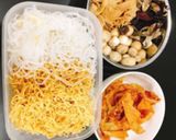 Hình bước làm 2 của món Miến xào chay