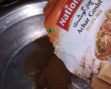 A picture of step 2 of Achari chicken broast.