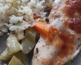 Cukkinis mozzarellás csirkemell recept fázis 2 fotója