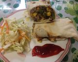 Hình bước làm 7 của món Burrito 🌯🤘🌯