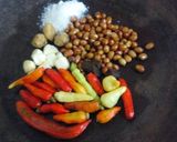 Foto langkah ke 2 dari resep Pecel 3T (Terong + Tempe dan Telor) sambal santan..