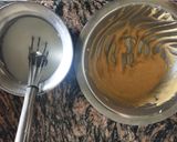 A picture of step 2 of Pakoda kadhi.