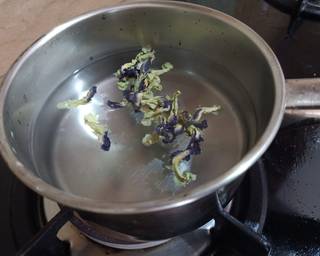 Cendol Beras Bunga Telang - Step 2