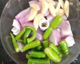 A picture of step 1 of Aloo methi ki sabji.