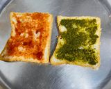 A picture of step 2 of Cheese Sandwich.
