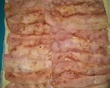Foto del paso 4 de la receta Palmeritas de beicon y queso