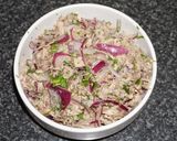 A picture of step 4 of Chilean Jack Mackerel Salad (Salpicón de Jurel).