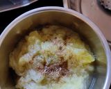 A picture of step 2 of Aam panna (raw mango drink).