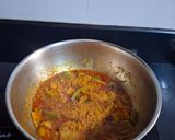 A picture of step 3 of Capsicum Sabzi.
