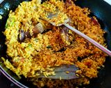 থোড় পোলাও (thor pulao recipe in Bengali) রেসিপির ধাপ 5 ছবি