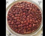 Une image de l'étape 6 de Tarte renversée aux cerises pâte mascarpone et amandes.
