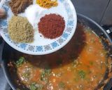 A picture of step 5 of Palak Aloo ki sabzi.