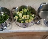 A picture of step 5 of Roast beef with steamed veg and roast potatoes.