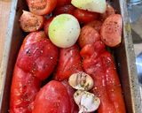 A picture of step 2 of Roasted Tomatoes and Pepper Soup.