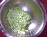 A picture of step 1 of Vegetable Manchurian.