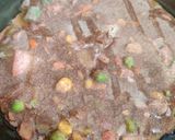 A picture of step 4 of Ragi vegetables chila.