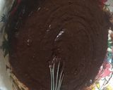 A picture of step 3 of Eggless Chocolate Cake.