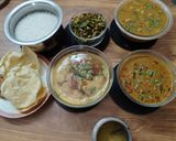 A picture of step 12 of South Indian lunch.