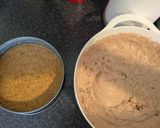 A picture of step 7 of Chocolate Cheesecake.