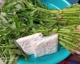 Foto langkah ke 1 dari resep 29. Tumis Tempe Kangkung.