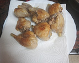 Foto del paso 4 de la receta: Jamoncitos de pollo en salsa de almendras con papas cocidas