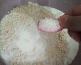 A picture of step 2 of Chikko (sapodilla)and oats porridge.