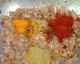A picture of step 1 of Paneer Bhurji.