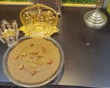 A picture of step 3 of Apple,Millets,wheat almond milk with jaggery cake.
