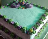 Foto langkah ke 10 dari resep Rainbow cake irit telur.