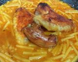 Foto del paso 5 de la receta Fideos caldosos con pollo