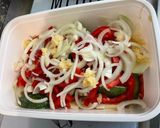 Une image de l'étape 10 de Courgettes rondes et poivron grillés aux épices italiennes (recette plancha).