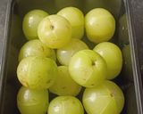 A picture of step 1 of Amla candy.