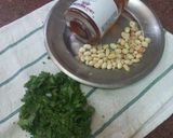 A picture of step 1 of Black Eyed peas salad chaat (tiffin for adult or kids).