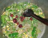A picture of step 4 of Chinese rice.