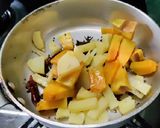 A picture of step 4 of Dry Neem Flowers, Veggies Subzi(no onion, garlic).