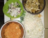 A picture of step 1 of Samosa and Spring roll.