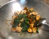 A picture of step 11 of Three-Cup Gua Bao with Four-Ingredient Vegetable Soup.