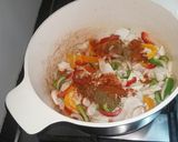 A picture of step 3 of One pot fajita pasta.