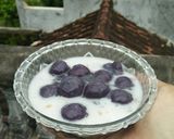 Foto langkah ke 6 dari resep Bubur Candil Ubi Ungu.