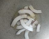 A picture of step 4 of Cholar Dal.