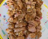 A picture of step 1 of Chicken satay skewers.
