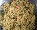 A picture of step 3 of Veg Poha.