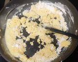 A picture of step 2 of Tricolour burfi.