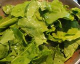 A picture of step 7 of Palak Paneer.