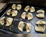 A picture of step 26 of Bow tie buns.