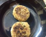 A picture of step 5 of Pumpkin tikki chaat.