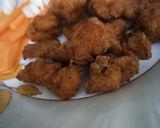 A picture of step 3 of Spicy Chicken popcorn.
