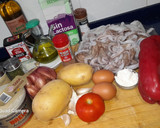 Foto del paso 1 de la receta: Tortitas de pulpo en su salsa