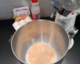 A picture of step 1 of Yemeni Honeycomb Bread.